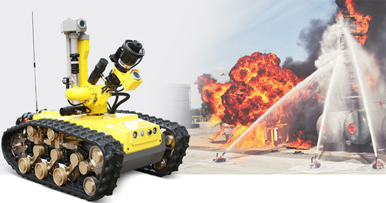 Electric and Diesel Fire Fighting Robot Price China Factory
