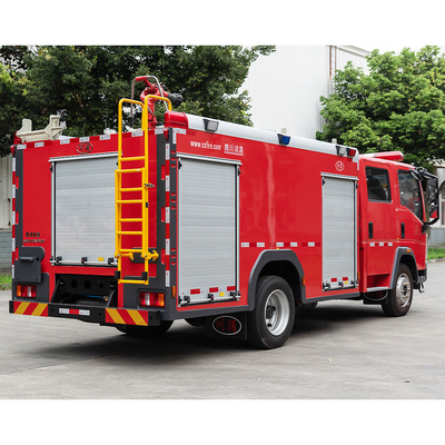 Sinotruk Howo Small Fire Fighting Truck Red Color For Fire Engine