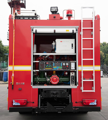 Heavy Industrial Fire Truck with Communication and Lighting System