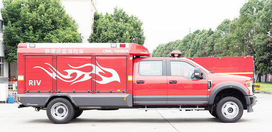 Small 4x2 Fire Truck Perfect for Fire Fighting and Rescue