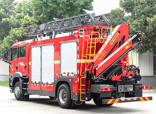 Sinotruk Sitrak 18m Aerial Ladder Rescue Fire Truck Specialized Vehicle China Factory