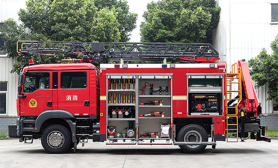 Sinotruk Sitrak 18m Aerial Ladder Rescue Fire Truck Specialized Vehicle China Factory
