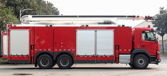Volvo 25m Water-Foam-Powder Tower Fire Fighting Truck Good Quality Specialized China Manufacturer