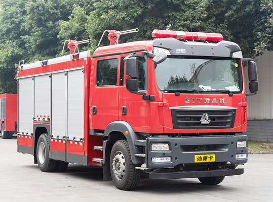 Sinotruk Sitrak 4 Ton Dry Chemical Powder Fire Fighting Truck Specialized Vehicle China Factory