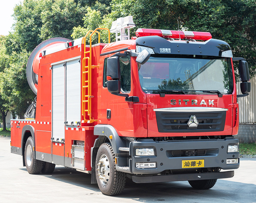 SITRAK 200,000 Cubic Meters Positive And Negative Pressure Smoke Exhaust Fire Truck