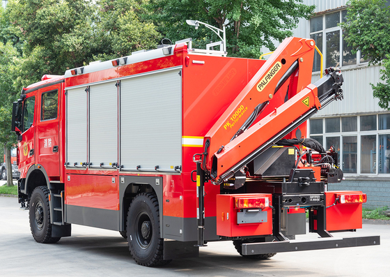 BEIBEN Rescue Special Fire Truck With Winch &amp; Crane &amp; Generator
