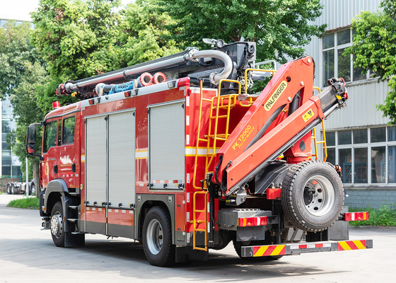 Sinotruk Sitrak 18m Aerial Ladder Rescue Fire Fighting Truck Price Specialized Vehicle