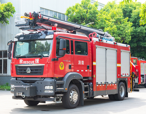 Sinotruk Sitrak 18m Aerial Ladder Rescue Fire Fighting Truck Price Specialized Vehicle