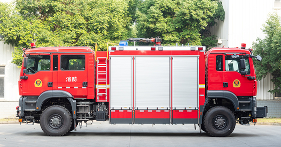 Howo Tunnel Fire Truck With Euro VI Emission Standards 257kW Rated Power