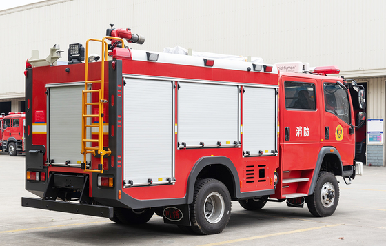 HOWO Forest Fire Fighting Truck 24L/s With 3000L Capacity
