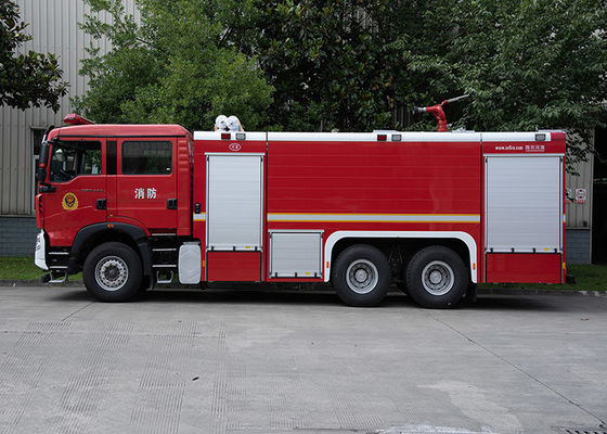 Sinotruk HOWO 12000L Industrial Fire Truck with Pump &amp; Monitor
