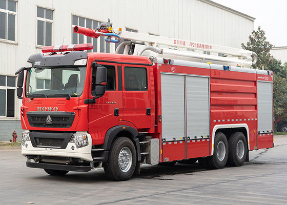 Sinotruk HOWO 20m Water Tower Fire Fighting Truck with Pump &amp; Monitor