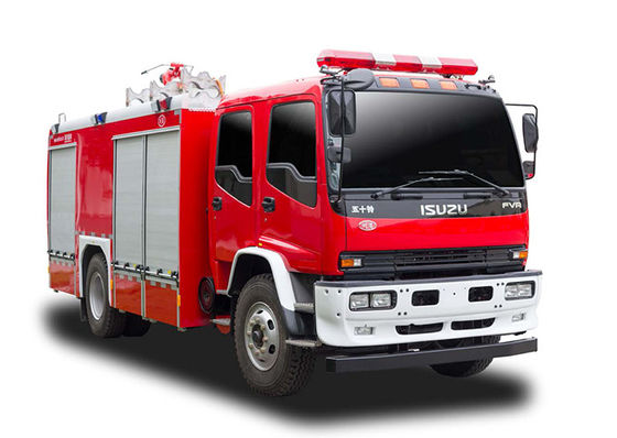 ISUZU 6000L Water Tanker Fire Fighting Truck With Pump