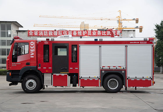 SAIC-IVECO 6T CAFS Water Foam Tank Fire Engine Specialized Vehicle Good Price China Factory