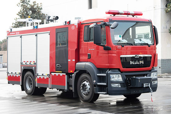MAN 4T Small Water Tank Fire Fighting Truck Specialized Vehicle China Factory