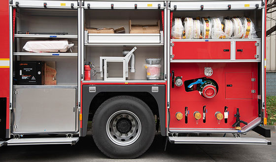 SCANIA Water Foam Emergency Fire Truck with Double Cabin