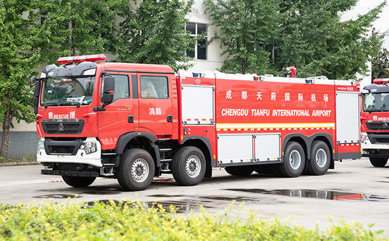 SINOTRUK HOWO 18T Water Foam CAFS Fire Fighting Truck Price Specialized Vehicle China Factory
