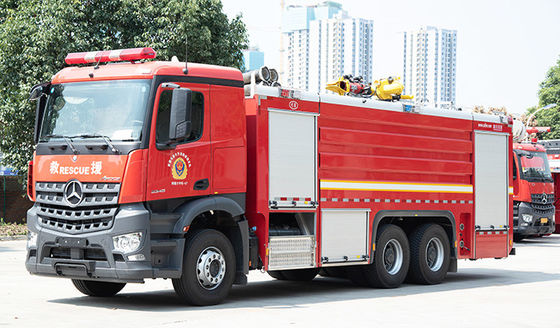 Mercedes-Benz 16T Heavy Duty Fire Truck with Water Pump and Monitor