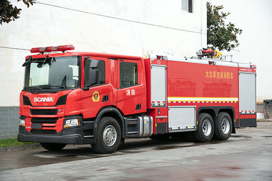 16T SCANIA Heavy Duty Fire Engine with Double Cabin and Water Pump