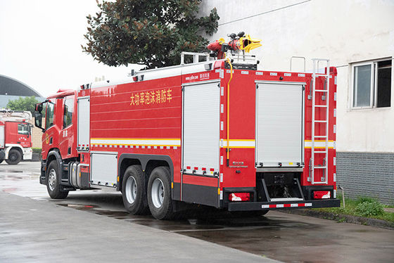 16T SCANIA Heavy Duty Fire Engine with Double Cabin and Water Pump