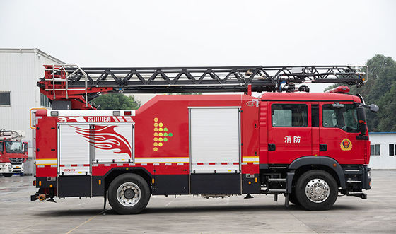 Sitrak 18m Aerial Ladder Fire Truck with CAFS Extinguishing System