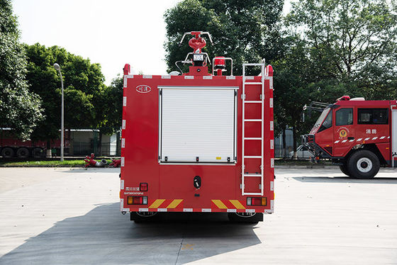 ISUZU 4000Kgs Dry Chemical Powder Special Fire Truck with Doube Row Cabin