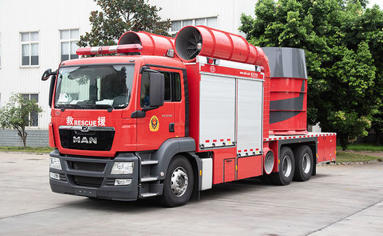 Germany MAN Smoke Exhaust Special Fire Fighting Truck with Water Tank