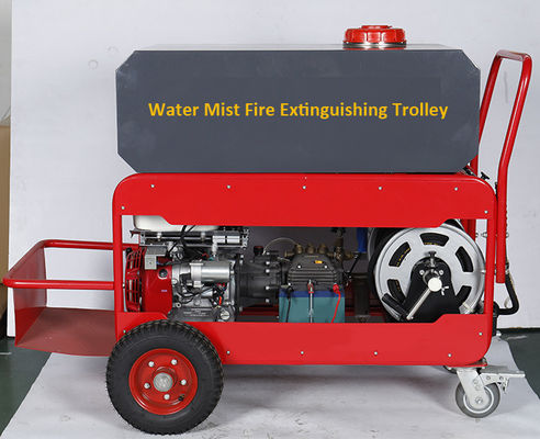 High Pressure Water Mist Fire Extinguishing Trolley with Honda Engine