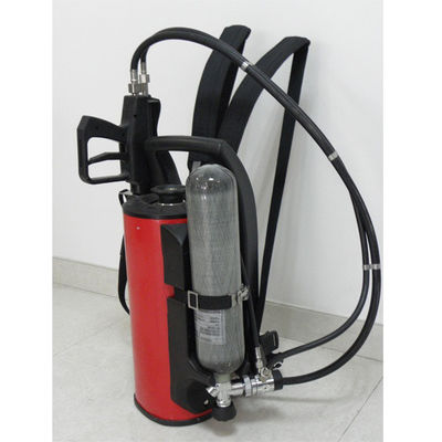 Backpack Water Mist and CAFS Fire Extinguishing Device