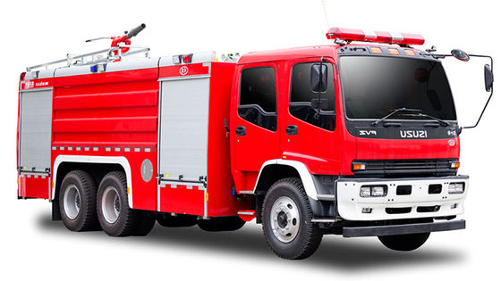ISUZU Foam Tender Industrial Fire Fighting Truck with 6 Firefighters