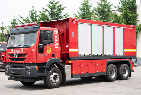 SAIC-IVECO aluminum alloy Fire Fighting Vehicle Self Loading