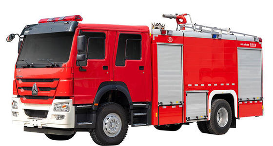 SINOTRUK HOWO Water And Foam Fire Fighting Truck 2000 Gallons