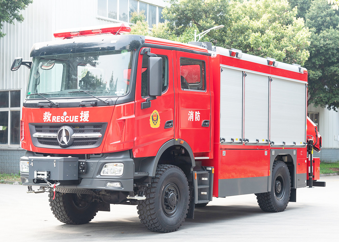 BEIBEN Rescue Special Fire Truck With Winch &amp; Crane &amp; Generator