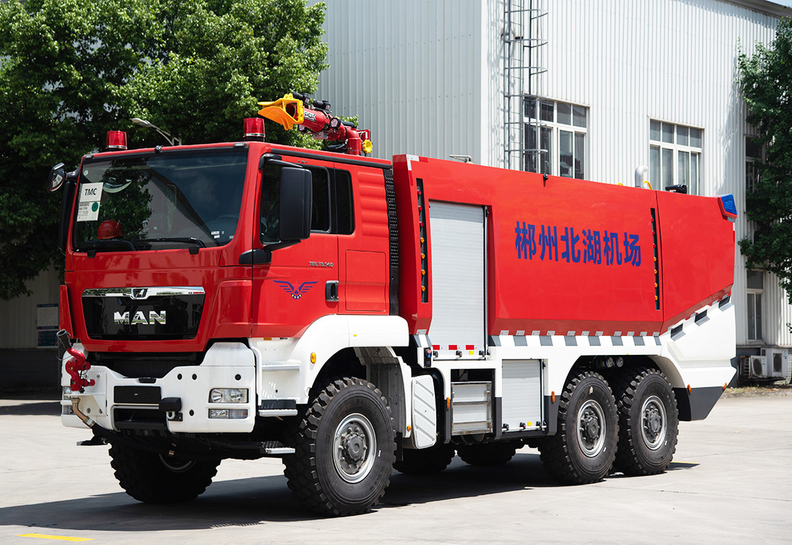 6x6 MAN Airport Fire Truck 11 Ton With 10000L Water Tank