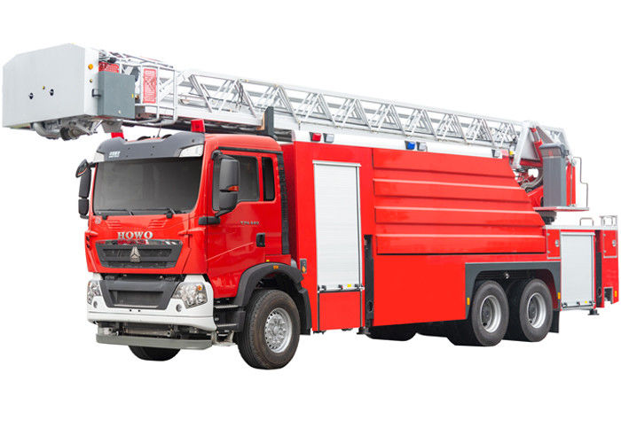 Sinotruk HOWO 32m Aerial Ladder Fire Truck with 5000L Water and Foam