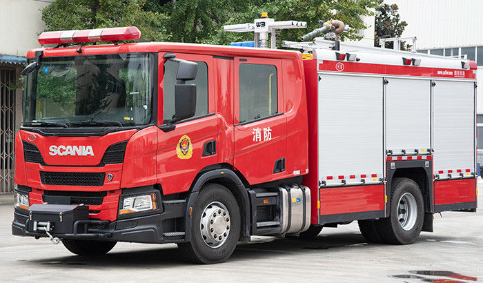 SCANIA 4000 Liters Water Tank Fire Truck with Rescue Equipment
