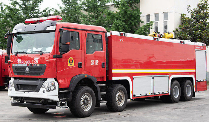 21T Industrial Fire Truck with Sinotruk HOWO Chassis and Double Row Cabin