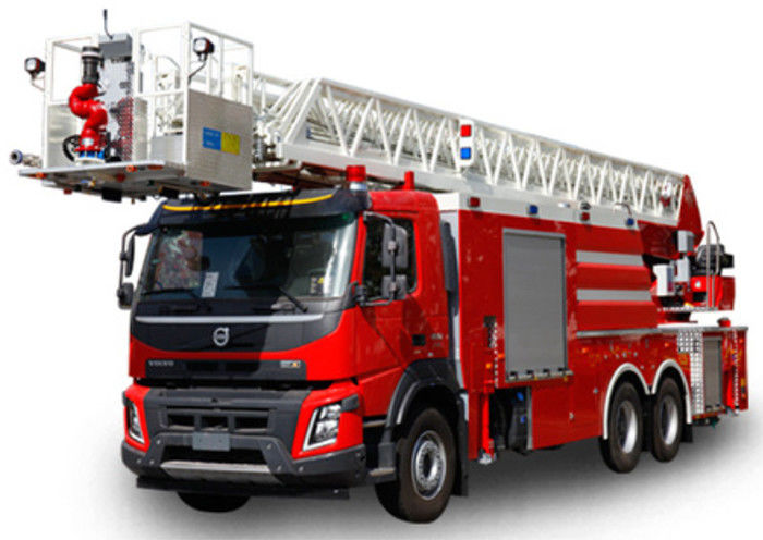 Volvo 42m Rescue Aerial Ladder Fire Fighting Truck with Water Tank